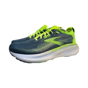 Brooks Adrenaline GTS 25 Running Shoes Mens 10 Blue Lime Green 1104541D438